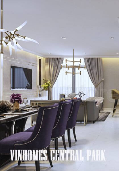  Thiết kế căn hộ Vinhomes Central Park phong cách đương đại đẹp, độc đáo.